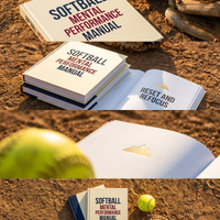Softball Mental Performance Manual book on infield dirt