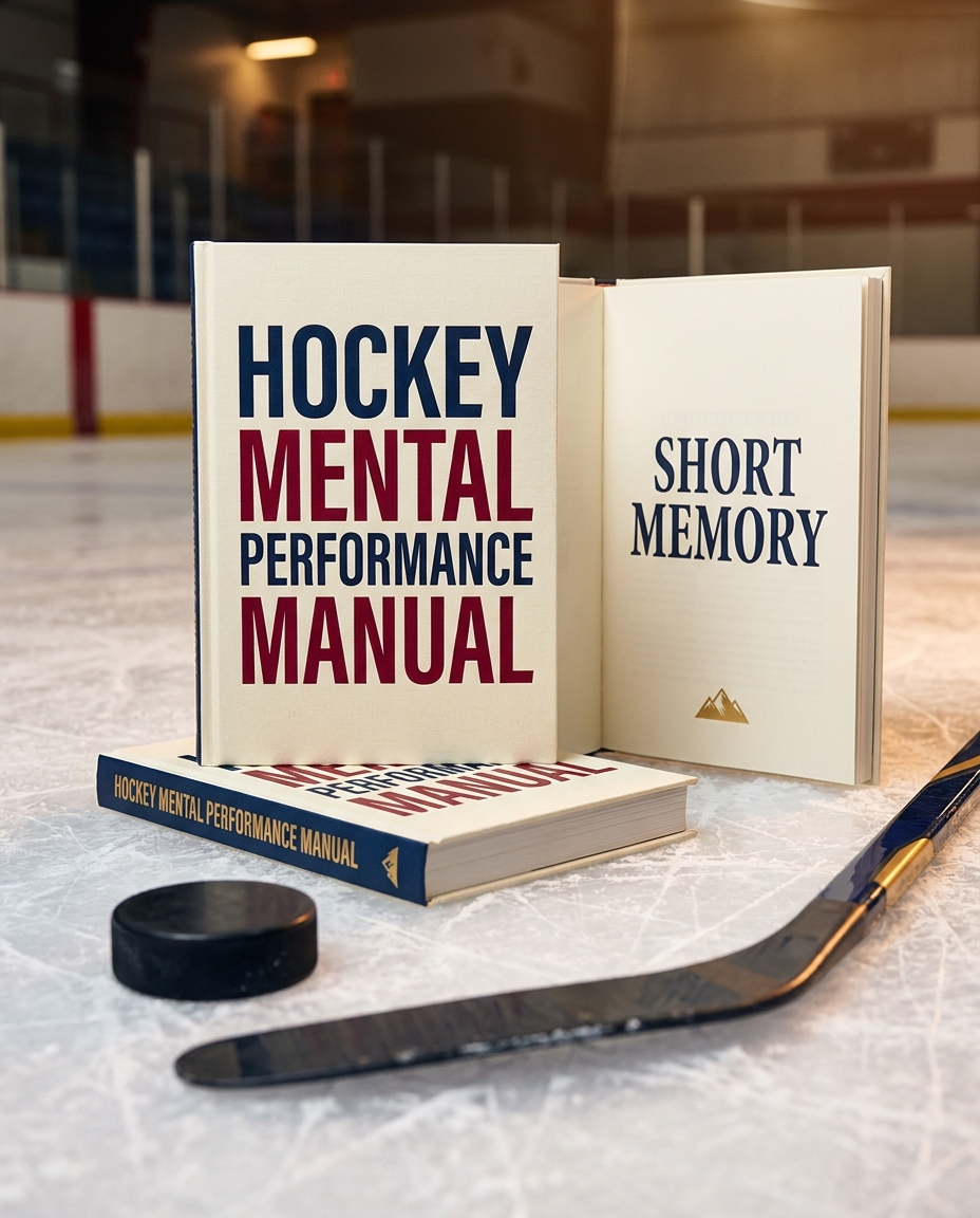 Hockey Mental Performance Manual book on ice
