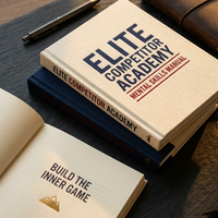 Elite Competitor Academy Mental Skills Manual — book mockup