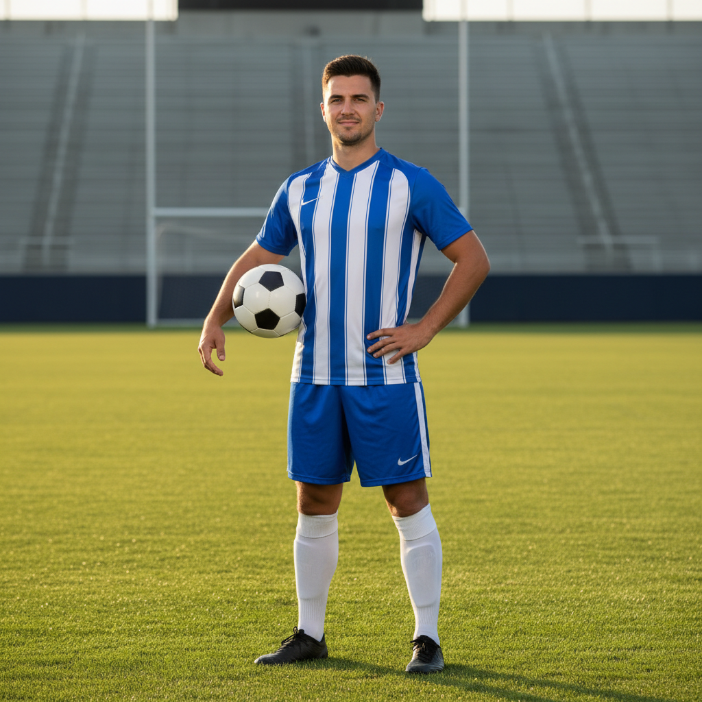 Male College Soccer Player